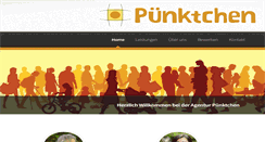 Desktop Screenshot of agentur-puenktchen.de