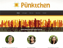 Tablet Screenshot of agentur-puenktchen.de
